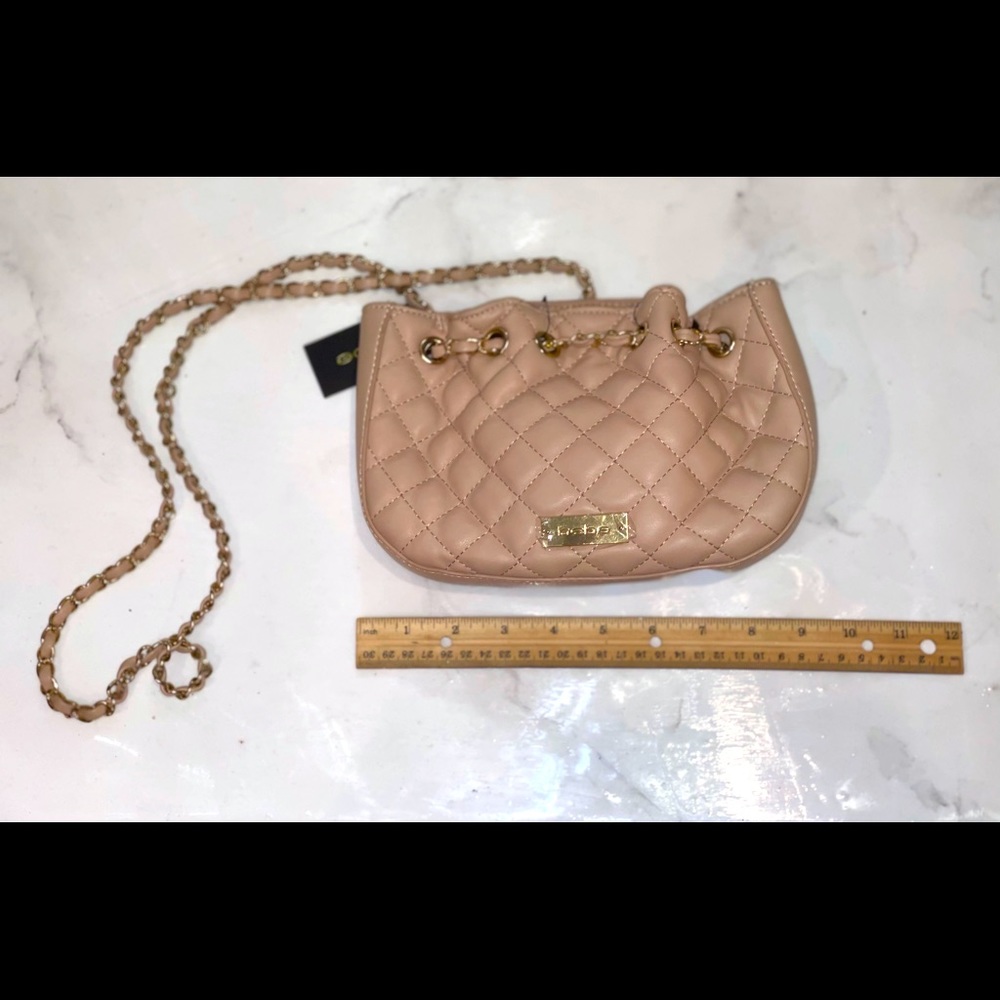 Mini Chain Leather Cross Body Bag